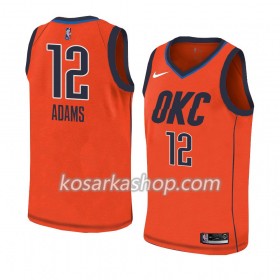 Dres Oklahoma City Thunder Steven Adams 12 Nike 2018-19 Ružičasta Swingman